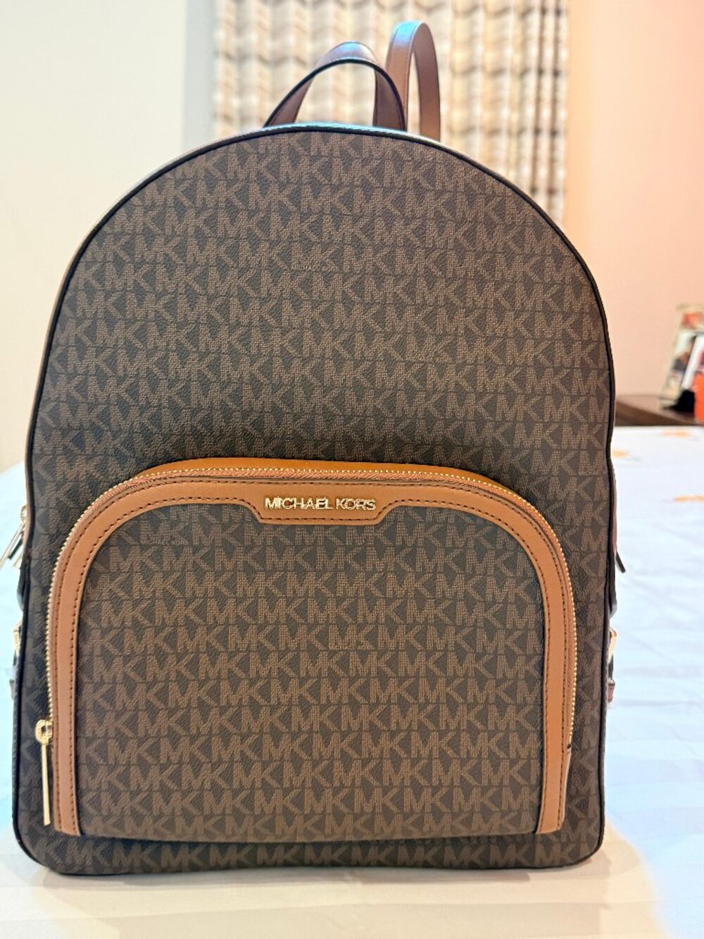 Like NEW Michael Kors Jaycee Large Logo Backpack